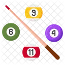 Billard Snooker Spiel Symbol