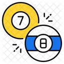 Billardkugel Spiel Poolball Symbol
