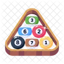 Snooker Balle Billardkugeln Spielballe Symbol