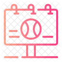 Billboard Baseball Poster Icon
