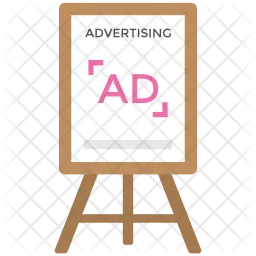 Billboard Ad Logo Icon