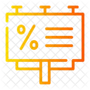 Billboard Discount City Poster Icon