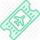 Ticket Duotone Line Icon Icon