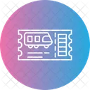 Billet De Train Icon