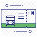 Carte Dembarquement Carte De Chemin De Fer Billet Icône