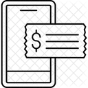 Billet électronique  Icône