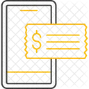 Billet électronique  Icône