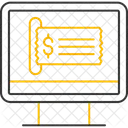 Billet électronique  Icône