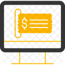 Billet électronique  Icône