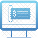 Billet électronique  Icône