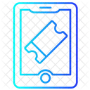 Billet En Ligne Icône