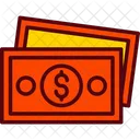Billetes Facturacion Efectivo Icono