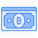 Bitcoin Billete Criptomoneda Icono