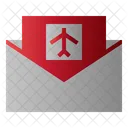 Correo Avion Mensaje Icono