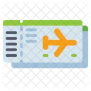 Billete de avión  Icono