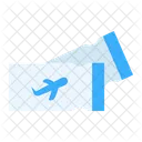Billete de avión  Icono