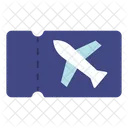 Billete de avión  Icono