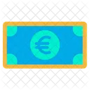Billete De Euro Euro Efectivo Efectivo Icon