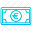 Billete De Euro Euro Efectivo Efectivo Icon