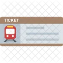 Tren Billete De Viaje Icon