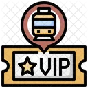 Billete De Tren Vip Vip Tren Icon