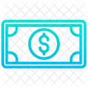 Billete De Dolar Dolar En Efectivo Efectivo Icon