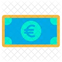 Billete De Euro Euro Efectivo Efectivo Icon