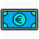 Billete De Euro Euro Efectivo Efectivo Icon