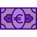 Billete de euro  Icono