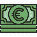 Billete de euro  Icono