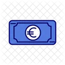 Billete de euro  Icono