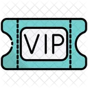 Billete Vip Vip Boleto Icono