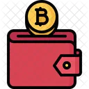 Monedero Bitcoin Moneda Icono