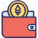 Billetera Ethereum Billetera Ethereum Icono