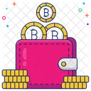 Billetera Bitcoin  Icono