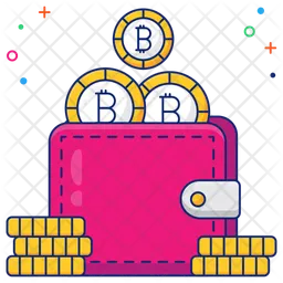 Billetera Bitcoin  Icono