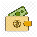 Billetera Bitcoin  Icono