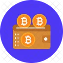 Billetera Bitcoin  Icono