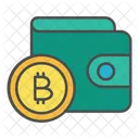 Billetera Bitcoin  Icono