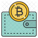 Billetera Bitcoin  Icono