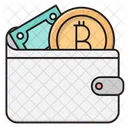 Billetera Bitcoin  Icono