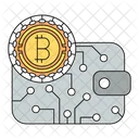 Billetera Bitcoin  Icono