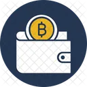 Billetera Bitcoin Billetera Bitcoin Icono