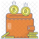 Billetera Bitcoin Ganancias De Bitcoin Dinero Bitcoin Icono