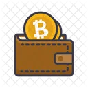 Billetera Bitcoin  Icono