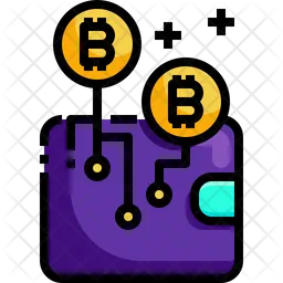 Billetera Bitcoin  Icono