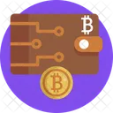 Billetera Bitcoin  Icono