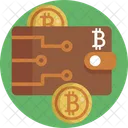 Bitcoin Billetera Dinero Icon