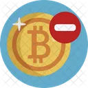 Bitcoin Bloque Criptomoneda Icono