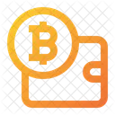 Billetera Bitcoin Bitcoin Billetera Icono